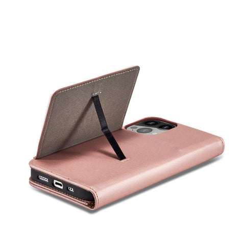 Modni etui/ovitek za iPhone 13, žepek, Pink