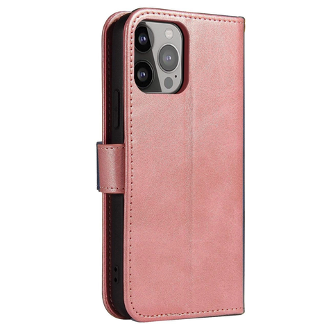 Eleganten ovitek etui iz umetnega usnja za Samsung A56, Rose Gold
