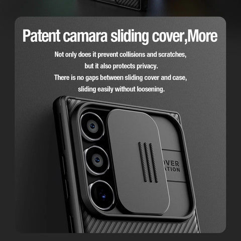 Nillkin CamShield Pro ovitek za Samsung S24 Ultra, Moder