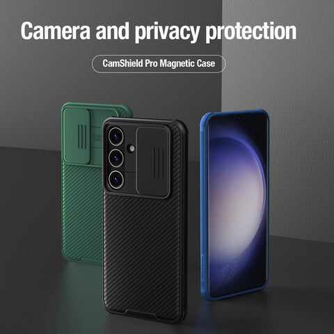 Nillkin CamShield Pro ovitek za Samsung S24 Plus, Moder