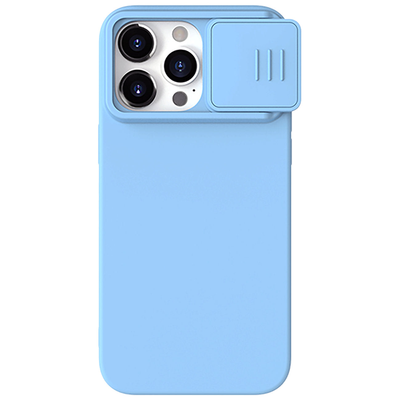 Nillkin CamShield Silky MagSafe ovitek za iPhone 15 Pro Max, Svetlo Moder