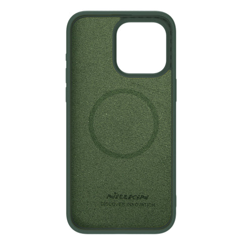 Nillkin CamShield Silky MagSafe ovitek za iPhone 15 Pro, Foggy Green
