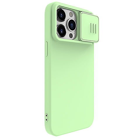Nillkin CamShield Silky MagSafe ovitek za iPhone 15 Pro Max, Mint Green