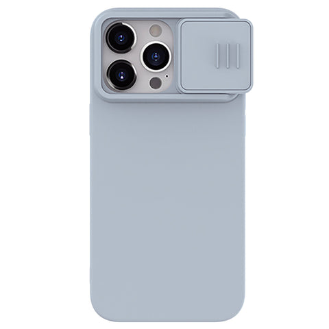Nillkin CamShield Silky MagSafe ovitek za iPhone 15, Siv