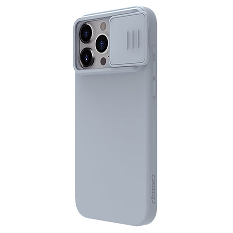 Nillkin CamShield Silky MagSafe ovitek za iPhone 15, Siv