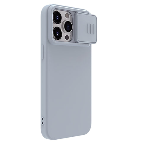 Nillkin CamShield Silky MagSafe ovitek za iPhone 15, Siv