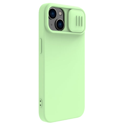 Nillkin CamShield Silky MagSafe ovitek za iPhone 15, Mint Green