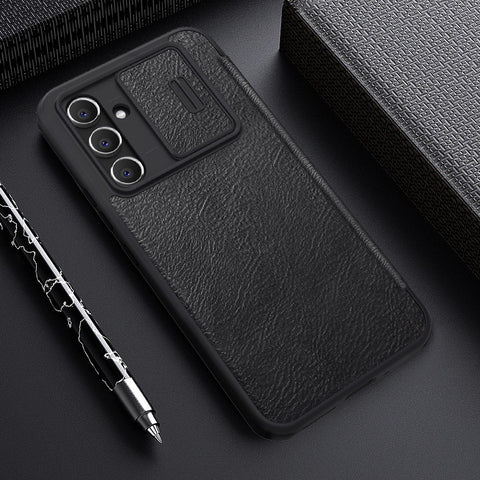 NILLKIN Qin Pro Leather etui/ovitek za Samsung A54 5G, Črn