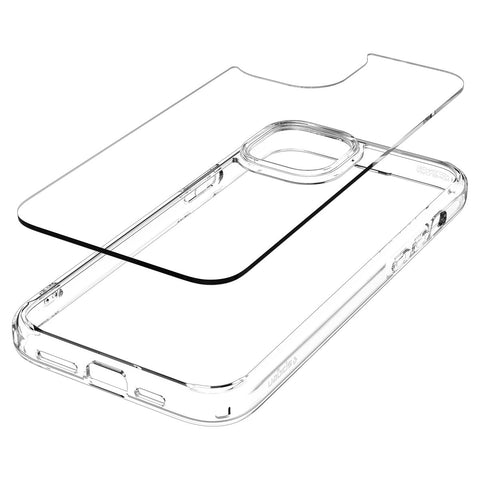Spigen Crystal Hybrid ovitek za iPhone 15, Prozoren