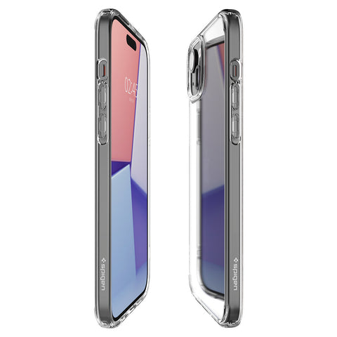 Spigen Crystal Hybrid ovitek za iPhone 15, Prozoren