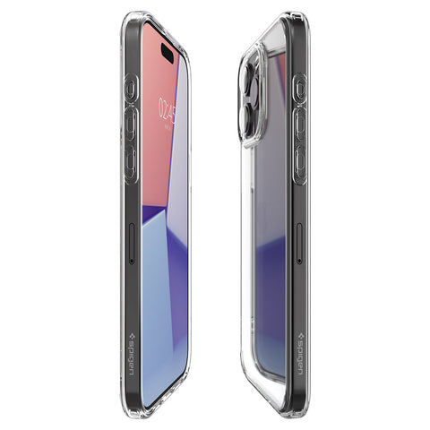 Spigen Crystal Hybrid ovitek za iPhone 15 Pro Max, Prozoren