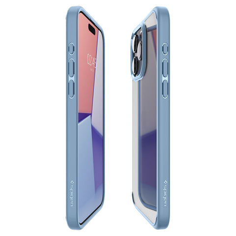 Spigen Crystal Hybrid ovitek za iPhone 15 Pro Max, Sierra Blue