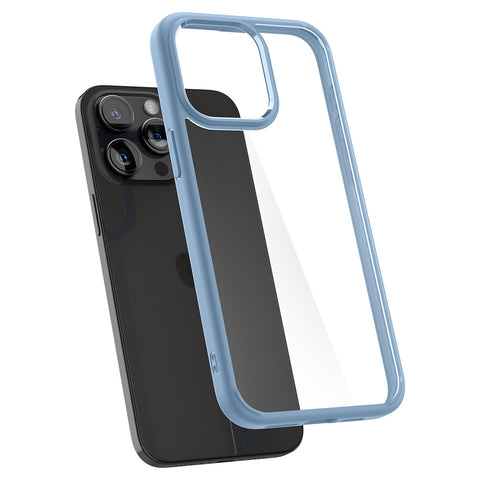 Spigen Crystal Hybrid ovitek za iPhone 15 Pro Max, Sierra Blue