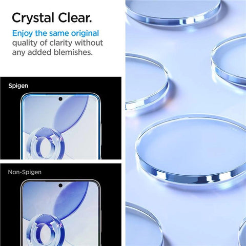 Spigen Glas.tR EZ Fit - 2PACK 9H zaščitno steklo za Samsung S24 Plus, Brez robu