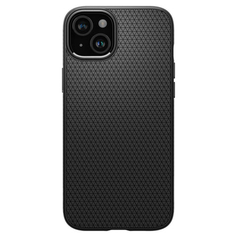 Spigen Liquid Air ovitek za iPhone 15 Plus, Matte Black