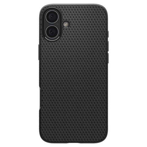 Spigen Liquid Air ovitek za iPhone 16, Matte Black