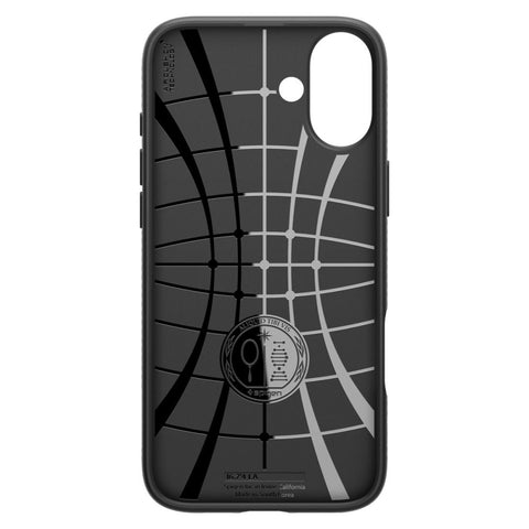 Spigen Liquid Air ovitek za iPhone 16, Matte Black