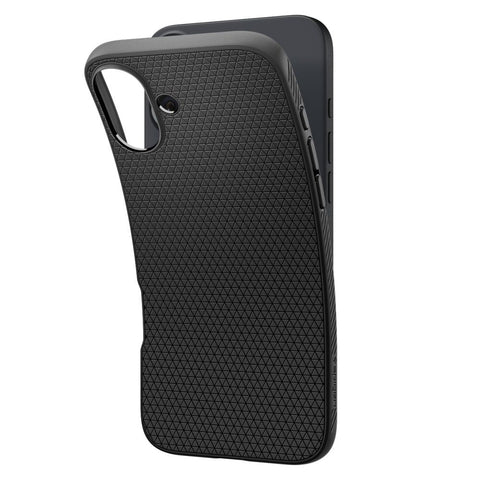 Spigen Liquid Air ovitek za iPhone 16, Matte Black