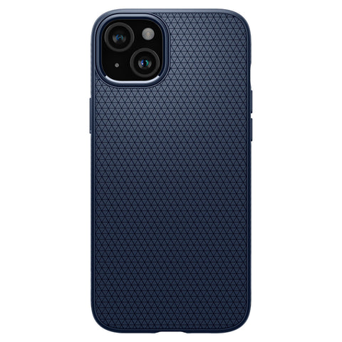 Spigen Liquid Air ovitek za iPhone 15 Plus, Navy Blue