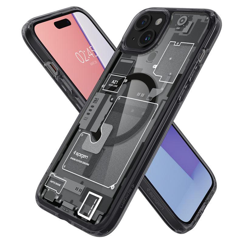 Spigen Ultra Hybrid Mag ovitek za iPhone 15, Dark Gray