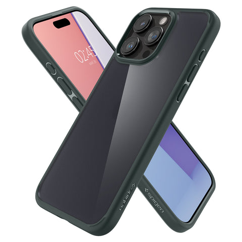 Spigen Ultra Hybrid ovitek za iPhone 15 Pro, Frost Green