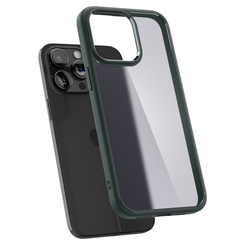 Spigen Ultra Hybrid ovitek za iPhone 15 Pro, Frost Green