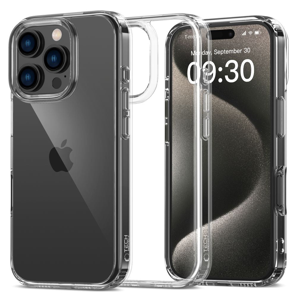 Tech-Protect FlexAir Hybrid ovitek za iPhone 16 Pro, Prozoren