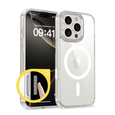 Tech-Protect FlexAir Hybrid MagSafe ovitek za iPhone 16 Pro, Prozoren
