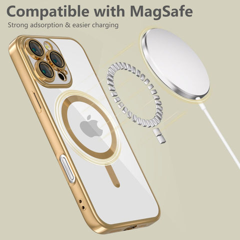 Tech-Protect MagFlex MagSafe ovitek za iPhone 16 Pro, Satin Gold