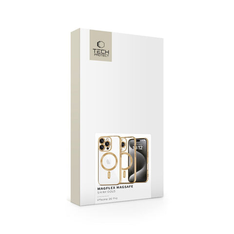 Tech-Protect MagFlex MagSafe ovitek za iPhone 16 Pro, Satin Gold