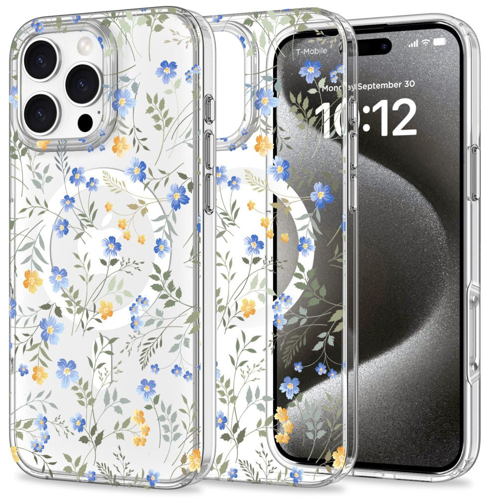 Tech-Protect MagMood MagSafe ovitek za iPhone 16 Pro, Spring Flowers