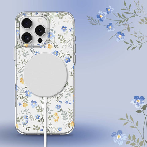 Tech-Protect MagMood MagSafe ovitek za iPhone 16 Pro, Spring Flowers