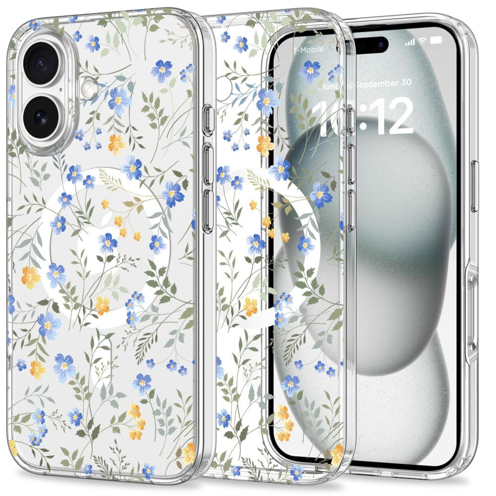 Tech-Protect MagMood MagSafe ovitek za iPhone 16, Spring Flowers