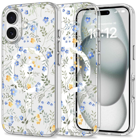 Tech-Protect MagMood MagSafe ovitek za iPhone 16, Spring Flowers