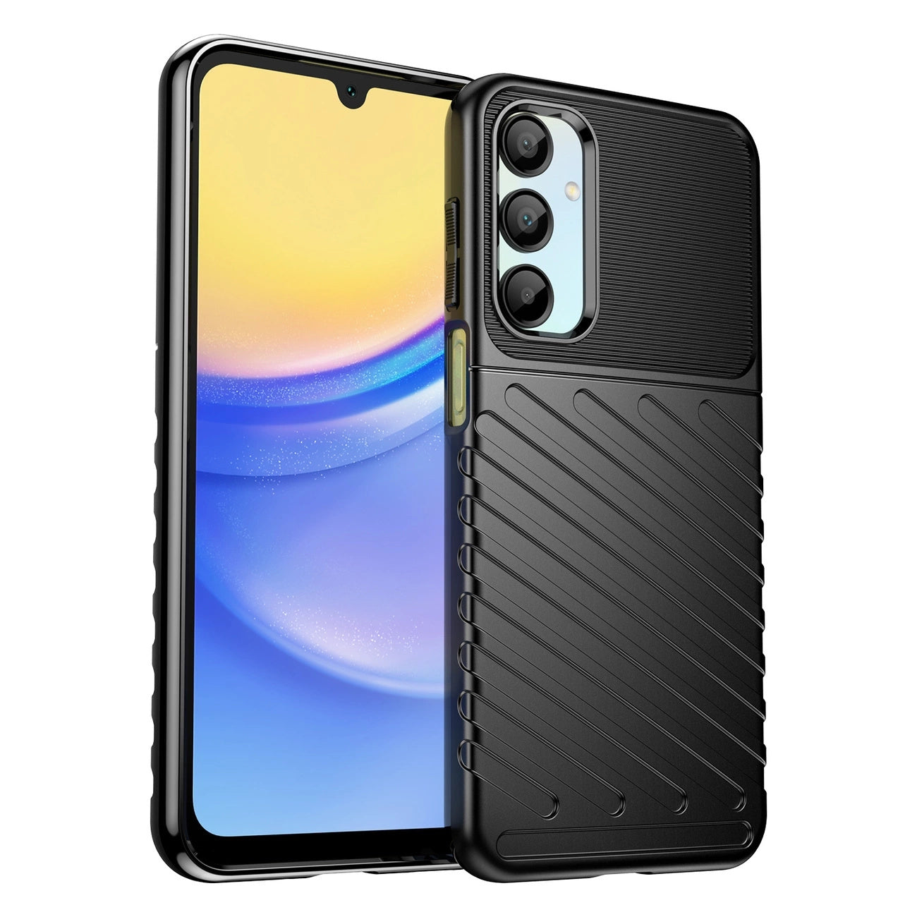 Thunder ovitek za Samsung A56, Črn