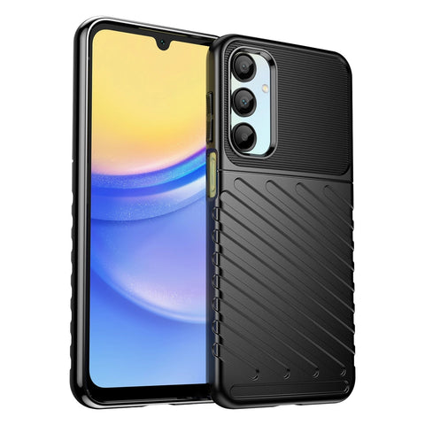 Thunder ovitek za Samsung A56, Črn