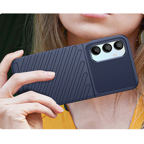 Thunder ovitek za Samsung A56, Moder