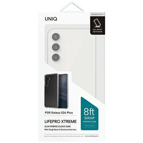 Uniq LifePro Xtreme ovitek za Samsung S24 Plus, Crystal Clear