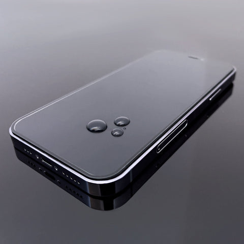 9H kaljeno zaščitno steklo za iPhone 15 Pro, Črn rob, Full Glue