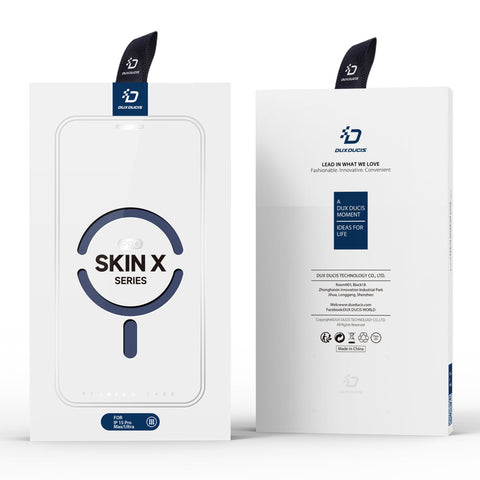 DUX DUCIS Skin X Pro MagSafe etui/ovitek za iPhone 15 Pro, Moder