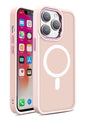 Hibridni MagSafe ovitek za iPhone 15 Pro, Pink