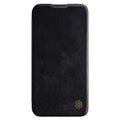 NILLKIN Qin Pro Leather etui/ovitek za iPhone 15 Plus, Črn