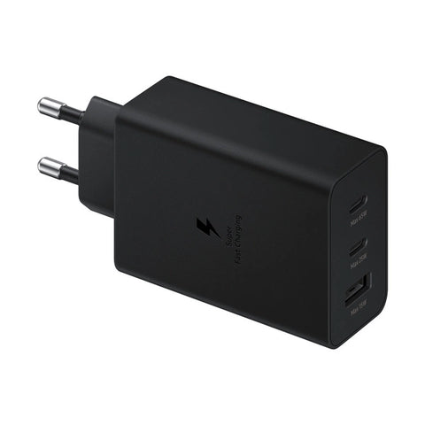 Stenski polnilec Samsung Trio 65W, 2×USB-C, 1×USB-A