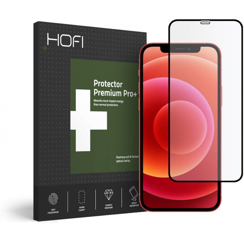 HOFI 9H zaščitno steklo za iPhone 11 Pro in X/XS | Full Glue, Črn rob
