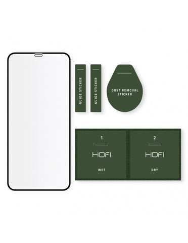 HOFI 9H zaščitno steklo za iPhone 11 in XR | Full Glue, Črn rob