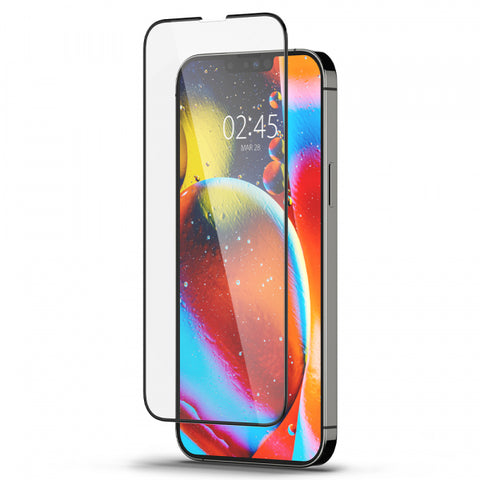 SPIGEN Premium zaščitno steklo za iPhone 13 Mini, Full Glue