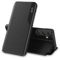 Etui/ovitek s prednjim okencem za Samsung A54 5G, Črn
