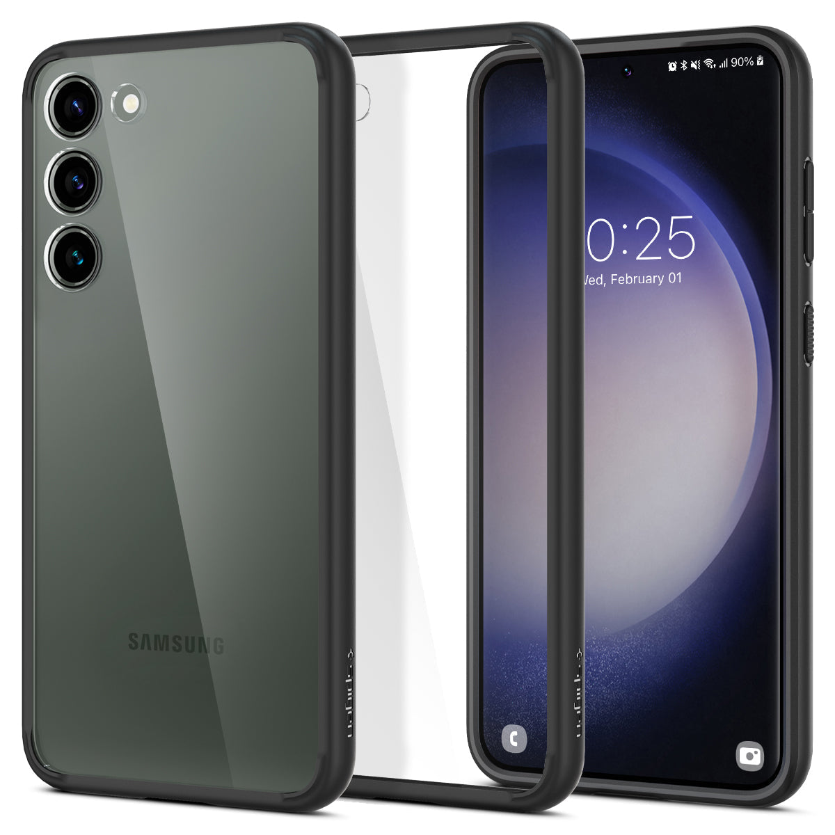 SPIGEN Ultra Hybrid ovitek za Samsung S23, Matte Black
