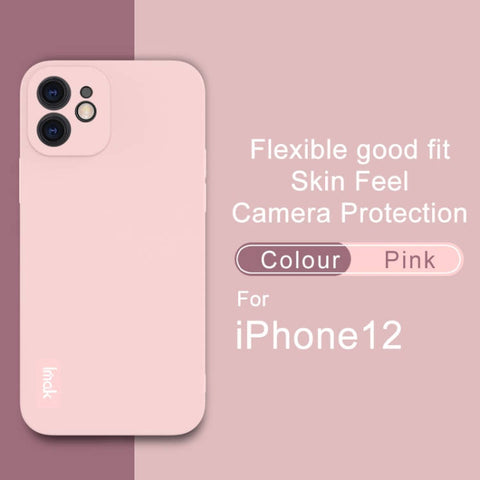 Ovitek za iPhone 12 | IMAK Silikonski | Pink