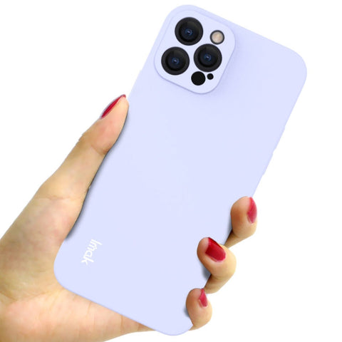 Ovitek za iPhone 12 Pro | IMAK Silikonski | Vijolična barva
